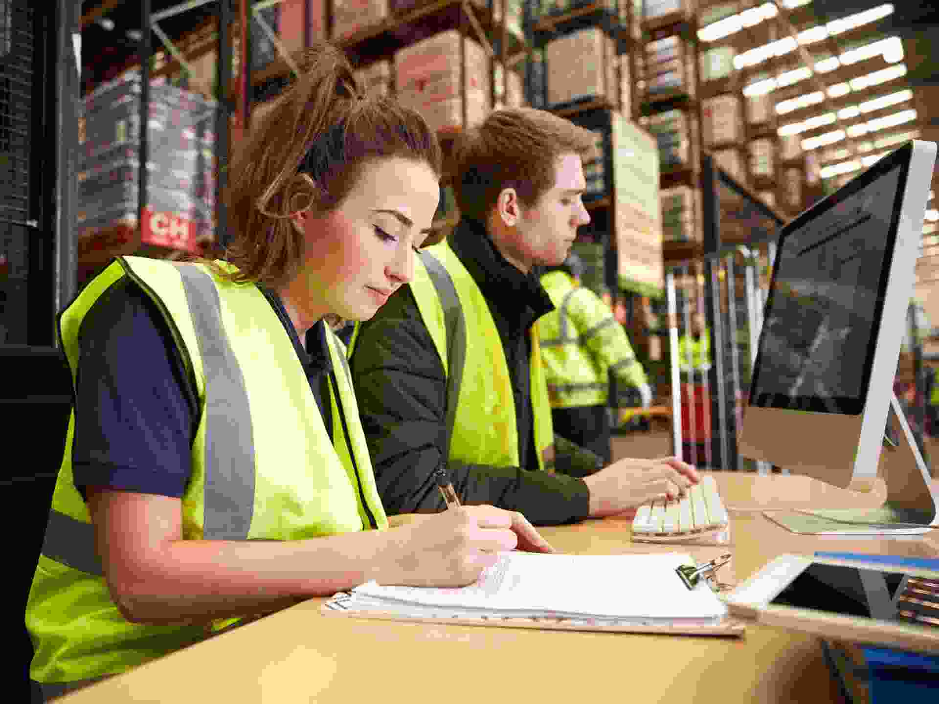 Staff Managing Warehouse